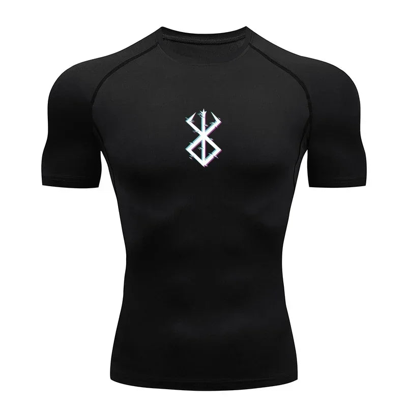 Guts The Brand of Sacrifice Symbol compression shirts