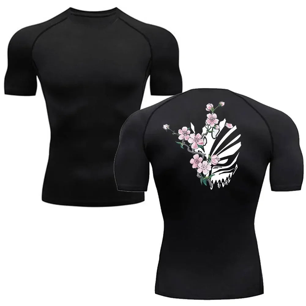 Ichigo Hollow mask Compression Shirt