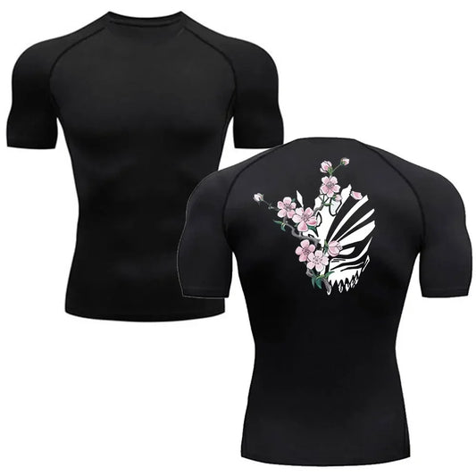 Ichigo Hollow mask Compression Shirt