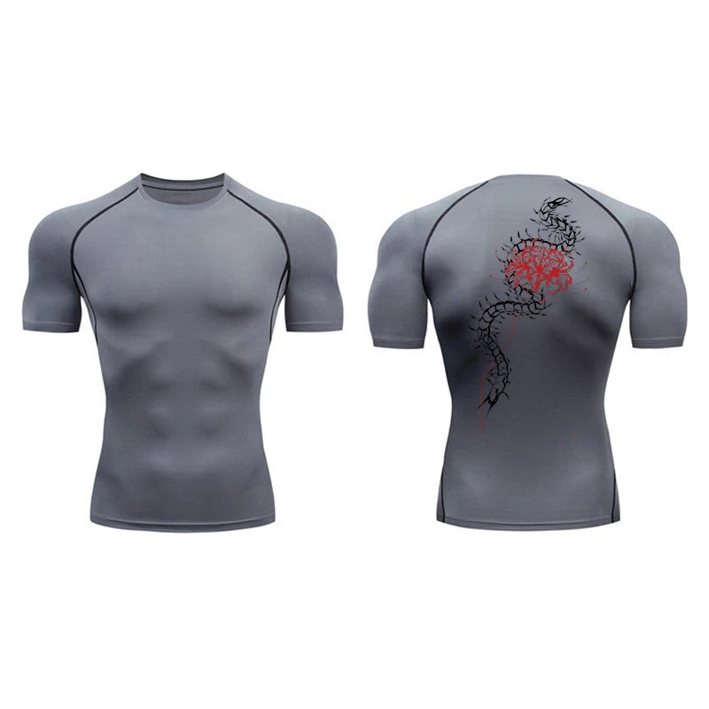 Ken Kaneki Centipede Compression Shirt