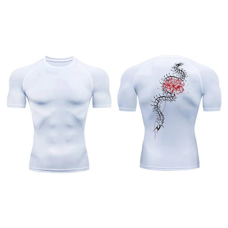 Ken Kaneki Centipede Compression Shirt