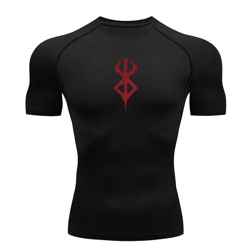 Guts The Brand of Sacrifice Symbol compression shirts