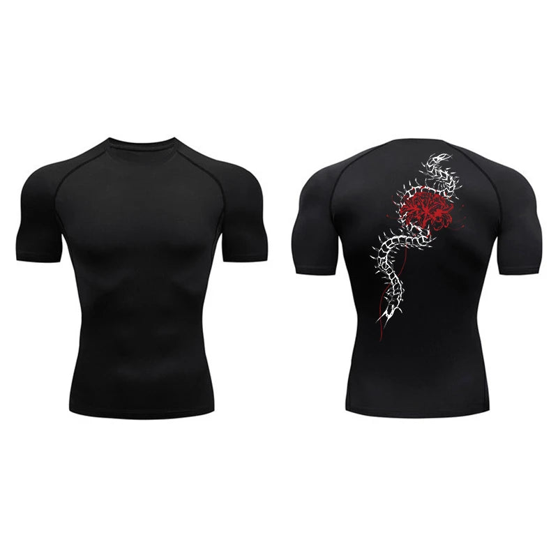 Ken Kaneki Centipede Compression Shirt